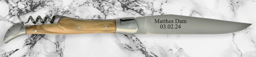 Laguiole Messer zu personalisieren